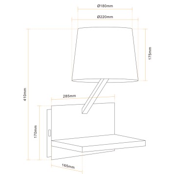 Бра Favourite Liga 2896-1W-5