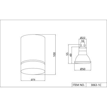 Светильник точечный Favourite Darar 3063-1C-4