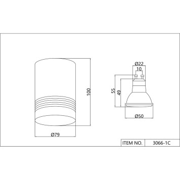 Светильник точечный Favourite Darar 3066-1C-2