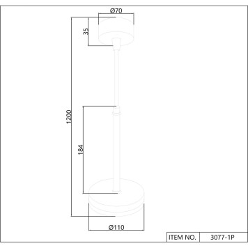 Люстра Favourite Sarkal 3077-1P-6