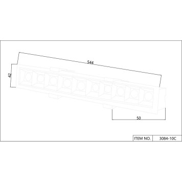 Светильник точечный Favourite Roshni 3084-10C-5