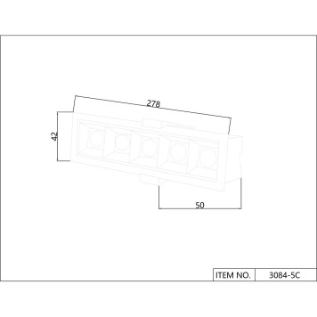 Светильник точечный Favourite Roshni 3084-5C-4