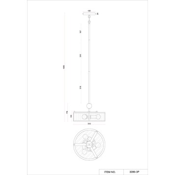 Люстра Favourite Radiales 3099-3P-5