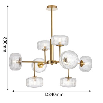 Люстра Favourite Malinconia 4051-8P-2