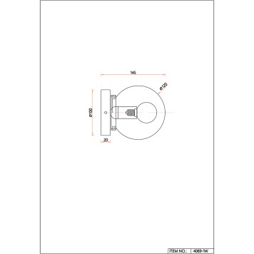 Уличный настенный светильник Favourite Ballito 4069-1W-6