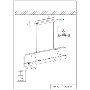 Люстра Favourite Fitirum 4073-6P-5