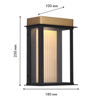 Уличный настенный светильник Favourite Glow 4302-1W-6