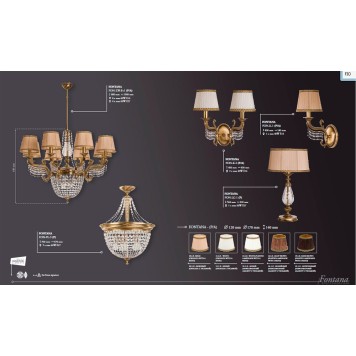 Люстра Kutek Fontana FON-PL-5(P)-1