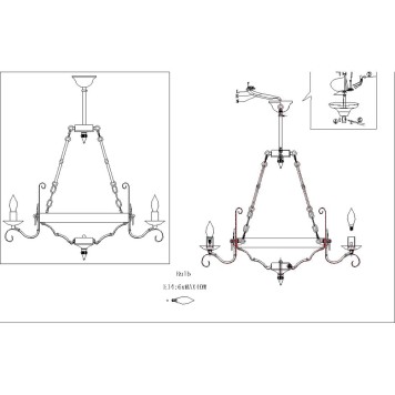 Люстра F-Promo Boulogne 2159-6P-4
