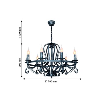 Люстра F-Promo Palermo 2162-9P-3