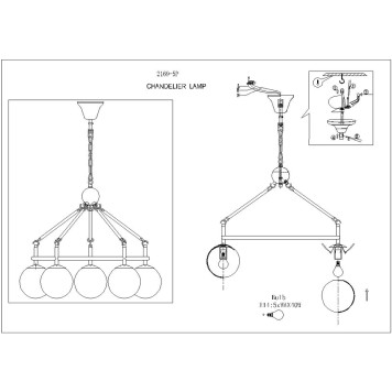 Люстра F-Promo Cirque 2169-5P-5