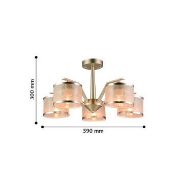 Светильник потолочный F-Promo Bonbon 2488-5P-5