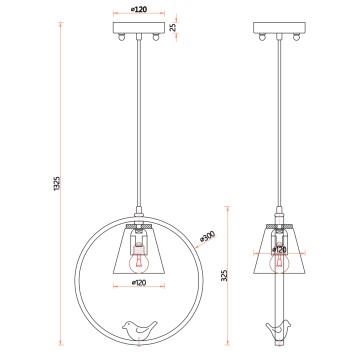 Люстра F-Promo Uccello 2938-1P-1