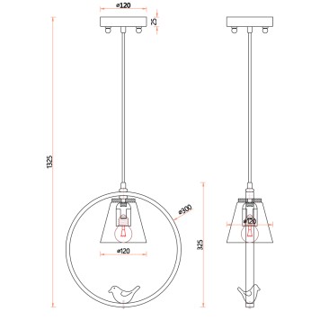 Люстра F-Promo Uccello 2939-1P-2