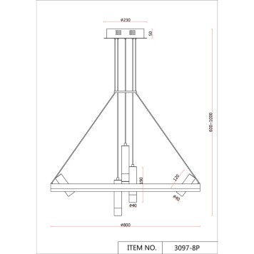 Люстра F-Promo Daur 3097-8P-6