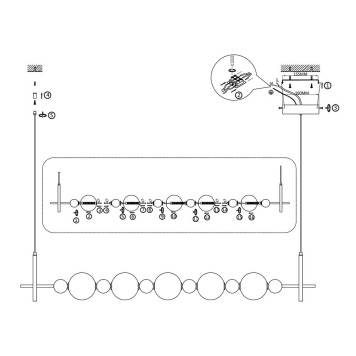 Люстра F-Promo Chantra 4088-5P-7