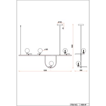 Люстра F-Promo Pouli 4109-4P-7