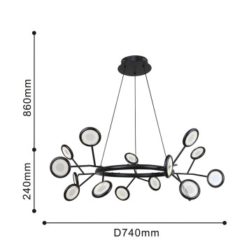 Люстра F-Promo Mugs 4252-15P-1