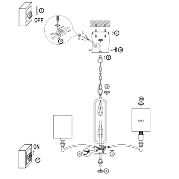 Люстра Freya Riverside FR1007PL-05BS-2