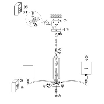Люстра Freya Riverside FR1007PL-08BS-2