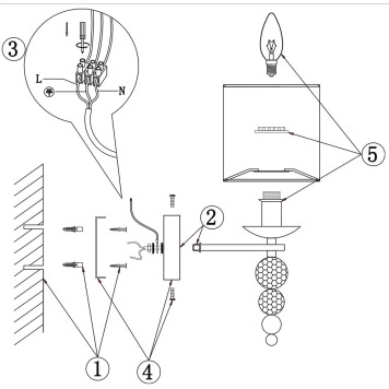 Бра Freya Side FR1009WL-01BS-10