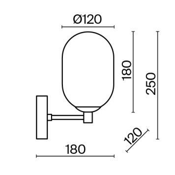 Бра Freya Sharlot FR1012WL-01BS-7