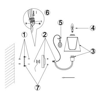 Бра Freya Vanda FR2030WL-02G - мятая коробка-2
