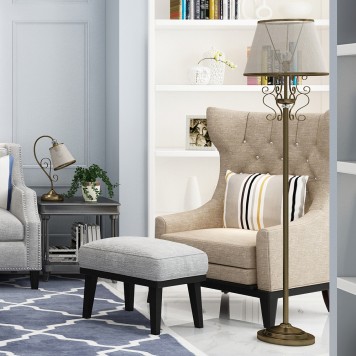 Торшер Freya Driana FR2405-FL-01-BZ-7