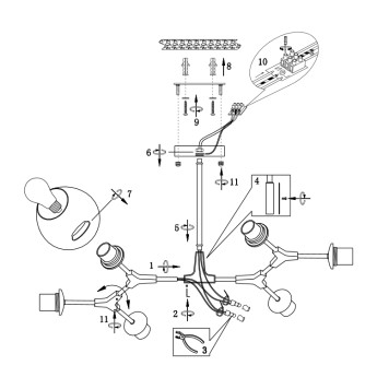 Светильник потолочный Freya Desi FR5006CL-06B-2