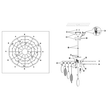Люстра Freya Porto FR5104PL-06BS2-1