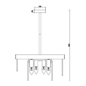 Светильник потолочный Freya Porto FR5104PL-06BS3-1