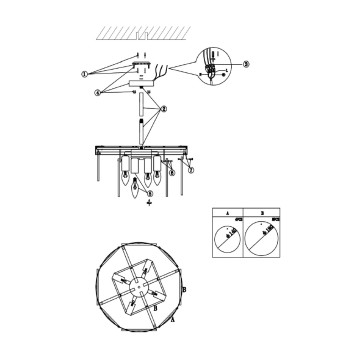 Светильник потолочный Freya Porto FR5104PL-06BS3-2