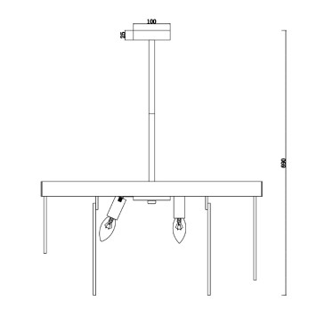 Светильник потолочный Freya Porto FR5104PL-08BS3-1