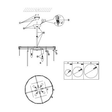 Светильник потолочный Freya Porto FR5104PL-08BS3-2