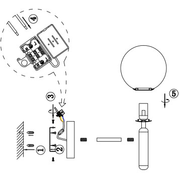 Бра Freya Zelda FR5124WL-01BS-8