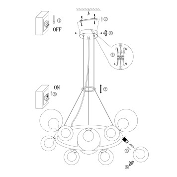 Люстра Freya Duo FR5139PL-10MG-1
