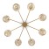 Светильник потолочный Freya Circle FR5183PL-08G