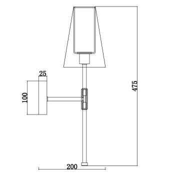 Бра Freya Tida FR5196WL-01BBS-1