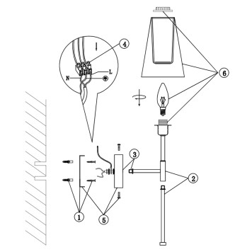 Бра Freya Tida FR5196WL-01CH-4