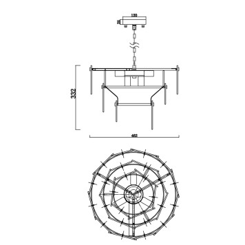 Люстра Freya Sophia FR5197PL-05BS-1
