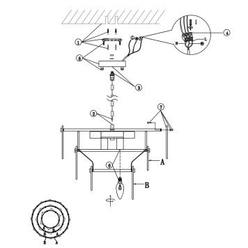 Люстра Freya Sophia FR5197PL-05BS-2