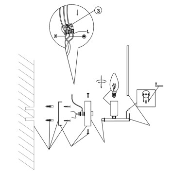 Бра Freya Sophia FR5197WL-01BS-1