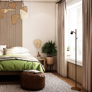 Торшер Freya Enzo FR5201FL-01B-5