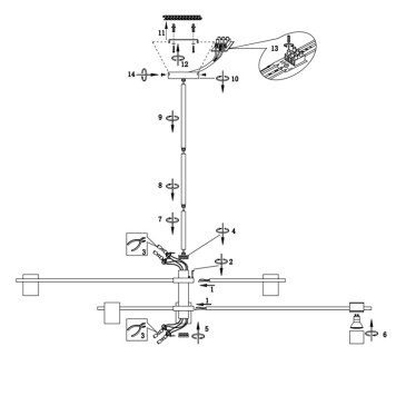 Люстра Freya Enzo FR5201PL-10B-12