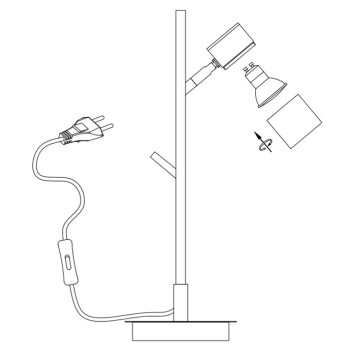 Лампа настольная Freya Enzo FR5201TL-01B-6