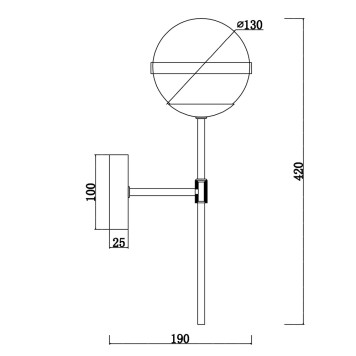 Бра Freya Sonder FR5204WL-01BS-1