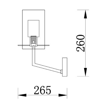 Бра Freya Felicity FR5206WL-01FG-9