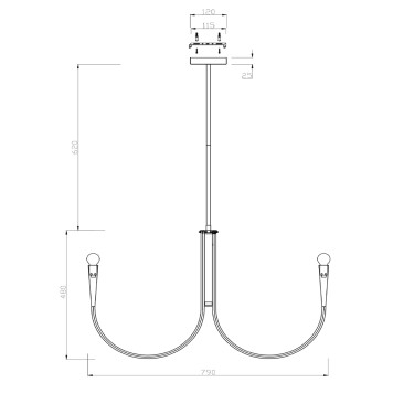Люстра Freya Branches FR5253PL-08BS-7