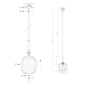 Люстра Freya Zelma FR8012PL-01BS-1