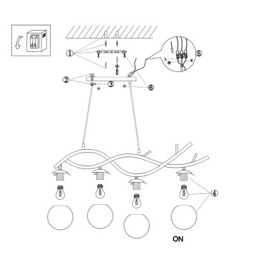 Люстра Freya Rosella FR8014PL-04BS-1